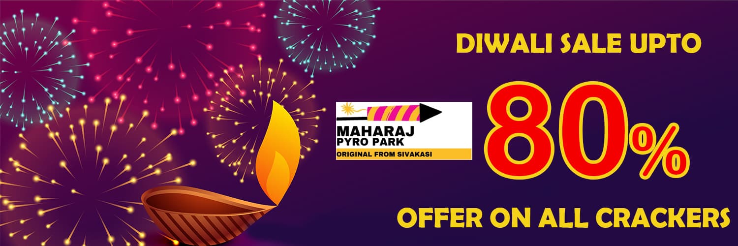 Diwali fireworks sale banner